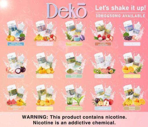 Juice Deko vị Nho Đào