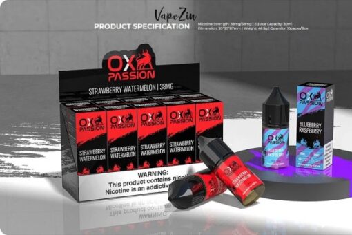 Juice OX Passion Mâm xôi Việt quất