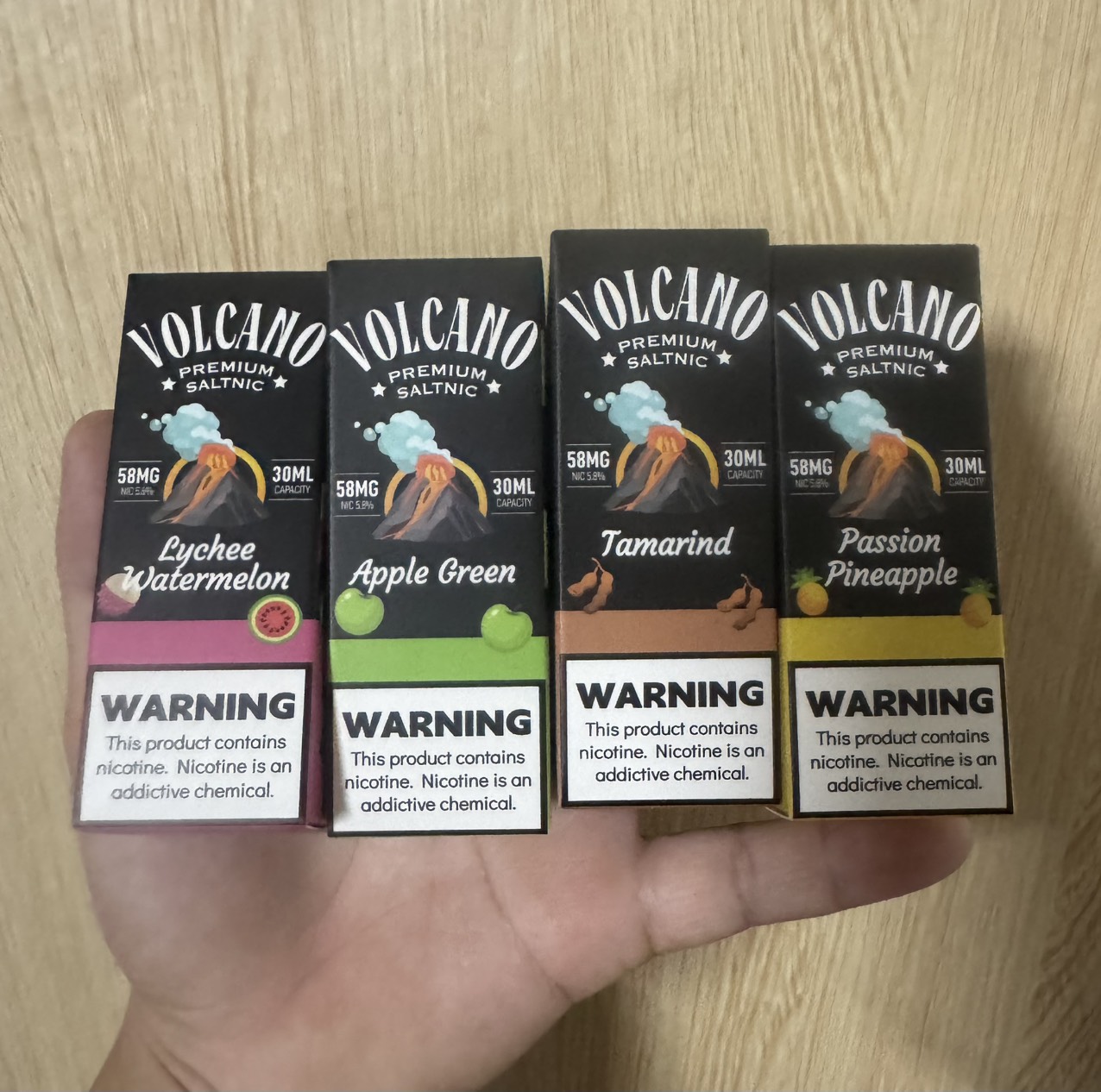 Tinh Dầu Volcano Juice 58mg - 30ml Chính Hãng Tinh Dầu Volcano Juice 58mg - 30ml Chính Hãng